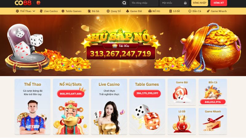 Tại sao người chơi chọn đăng ký CO88?